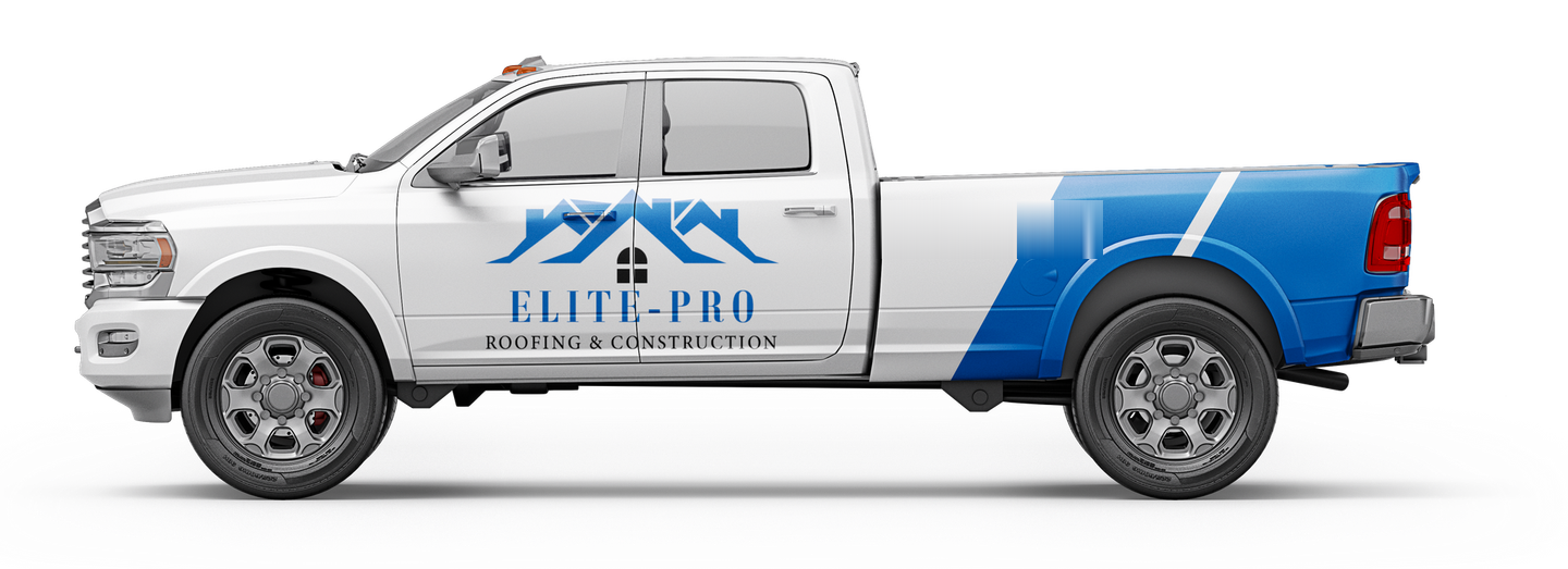 Elite-Pro Roofing & Construction service truck
